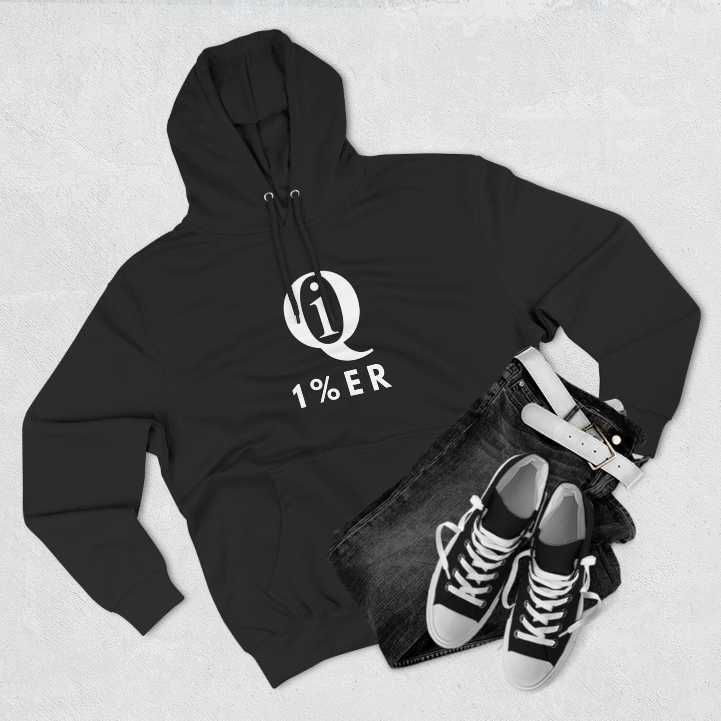 IQ Fashion | Three-Panel Fleece Hoodie