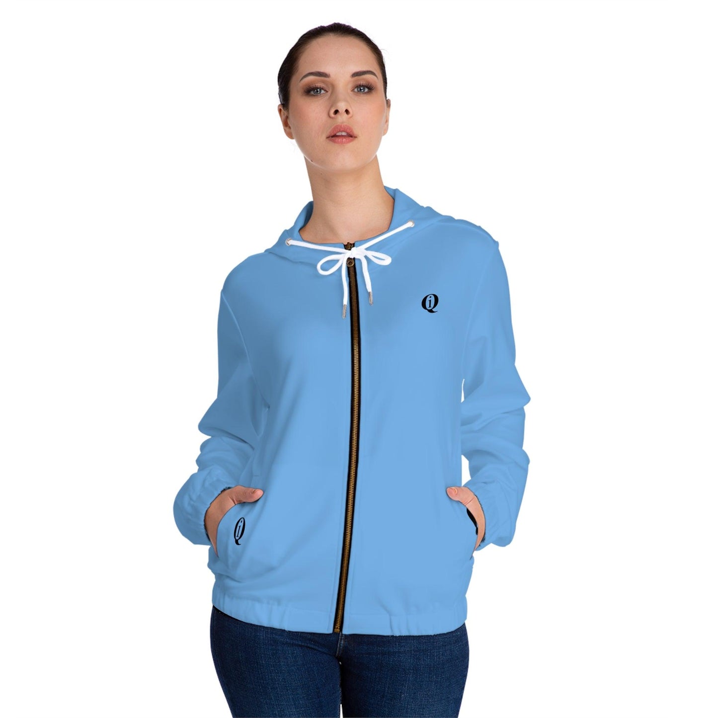 IQ Fashion | Women’s Full-Zip Hoodie (AOP)