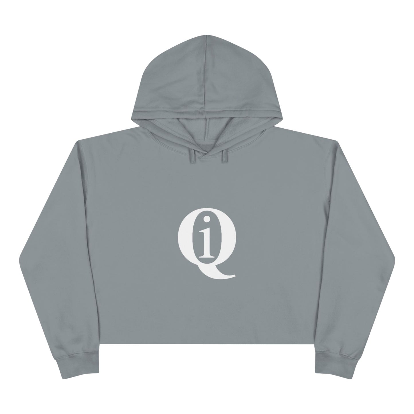 IQ Fashion |  Informative Crop Hoodie - Trendy Streetwear