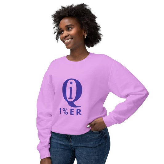 Unisex Lightweight Crewneck Sweatshirt with Crest Design - Casual Comfort for All Occasions