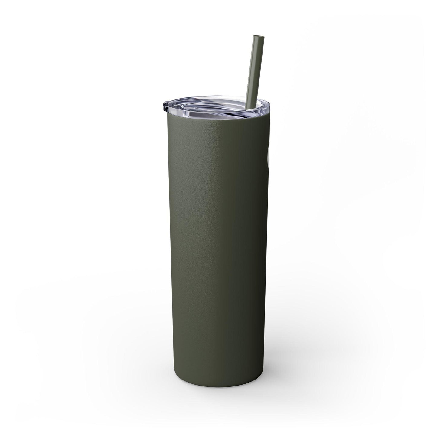 IQ Fashion | Skinny Tumbler with Straw, 20oz