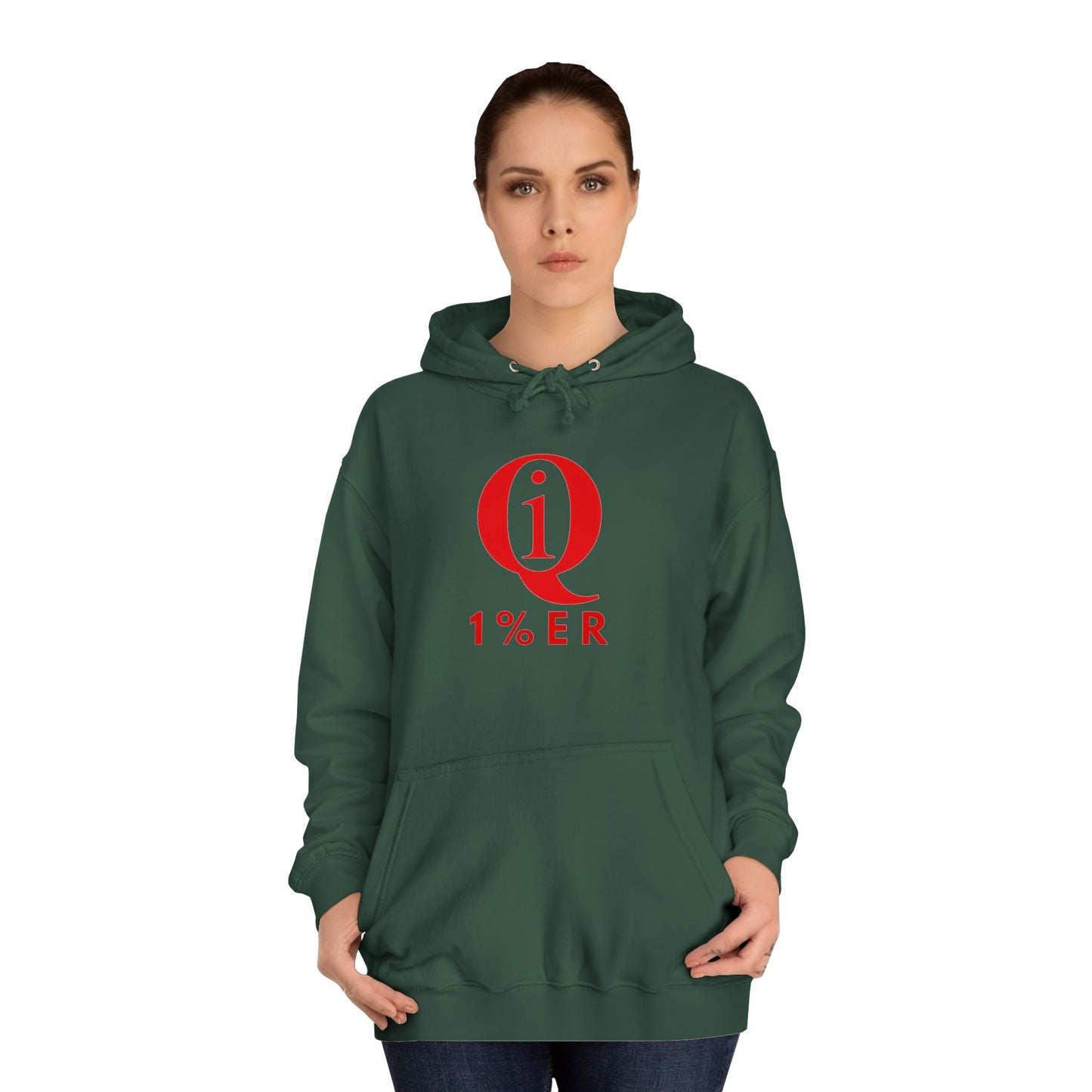 Informative Unisex College Hoodie - 1%ER Design