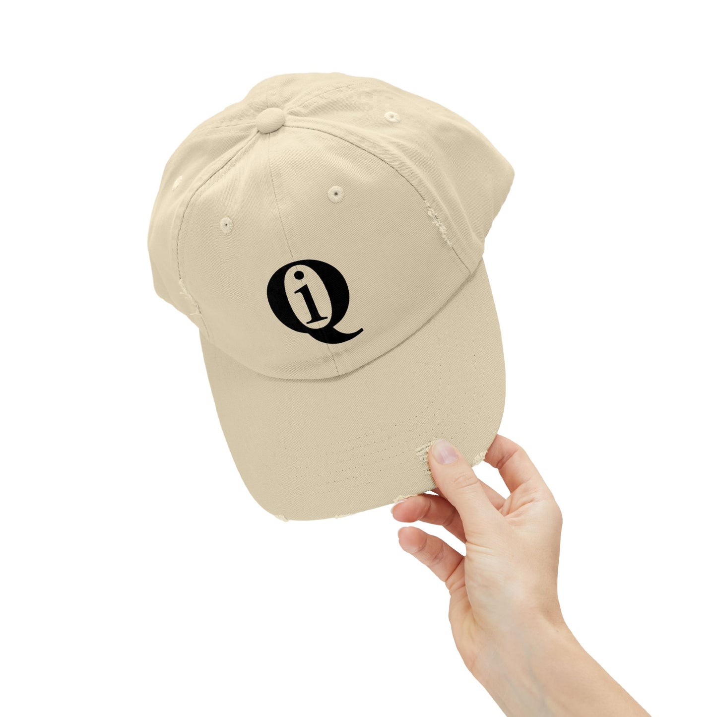 IQ Fashion | Unisex Distressed Cap