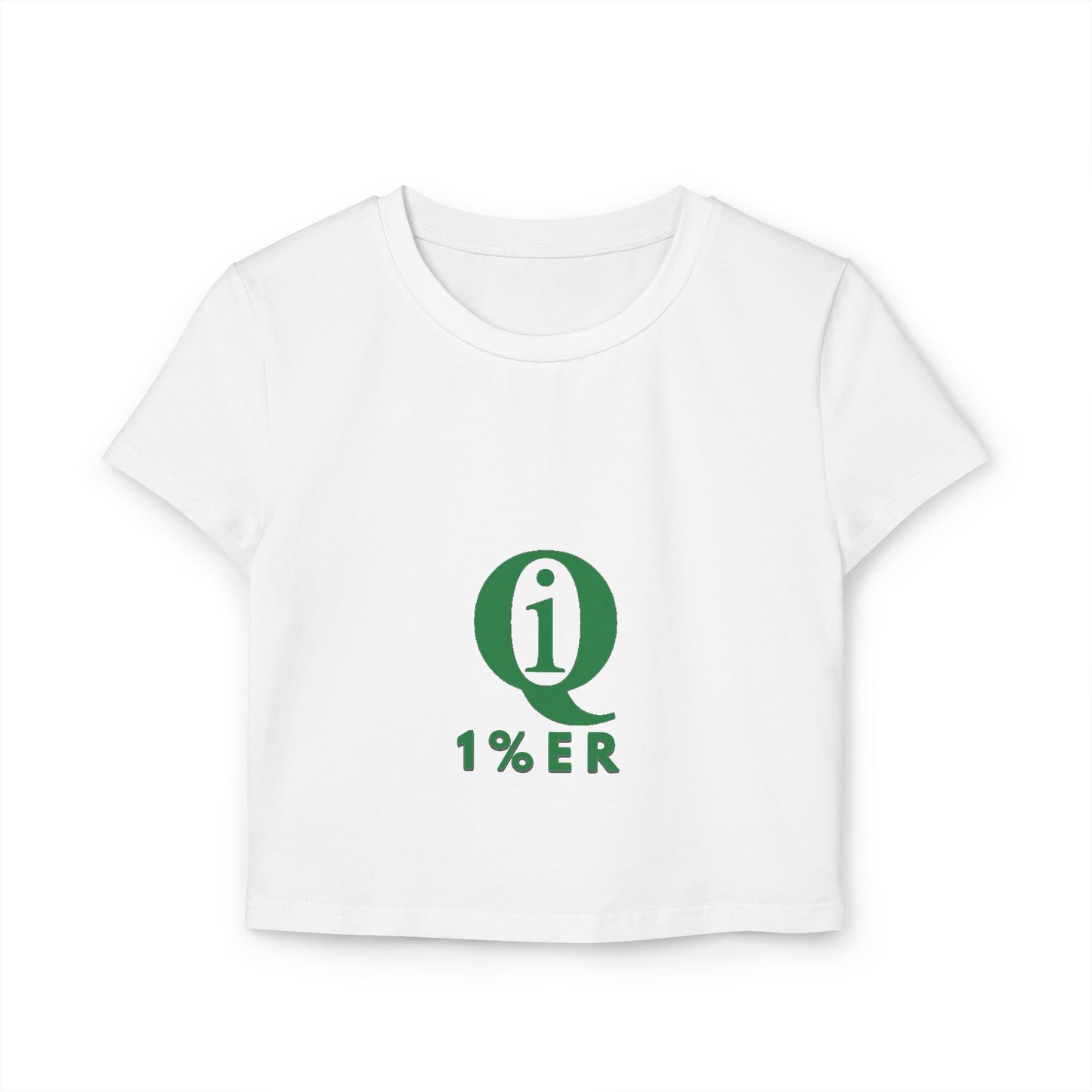 Casual Women's Baby Tee with Laurel Design - Perfect for Everyday Wear