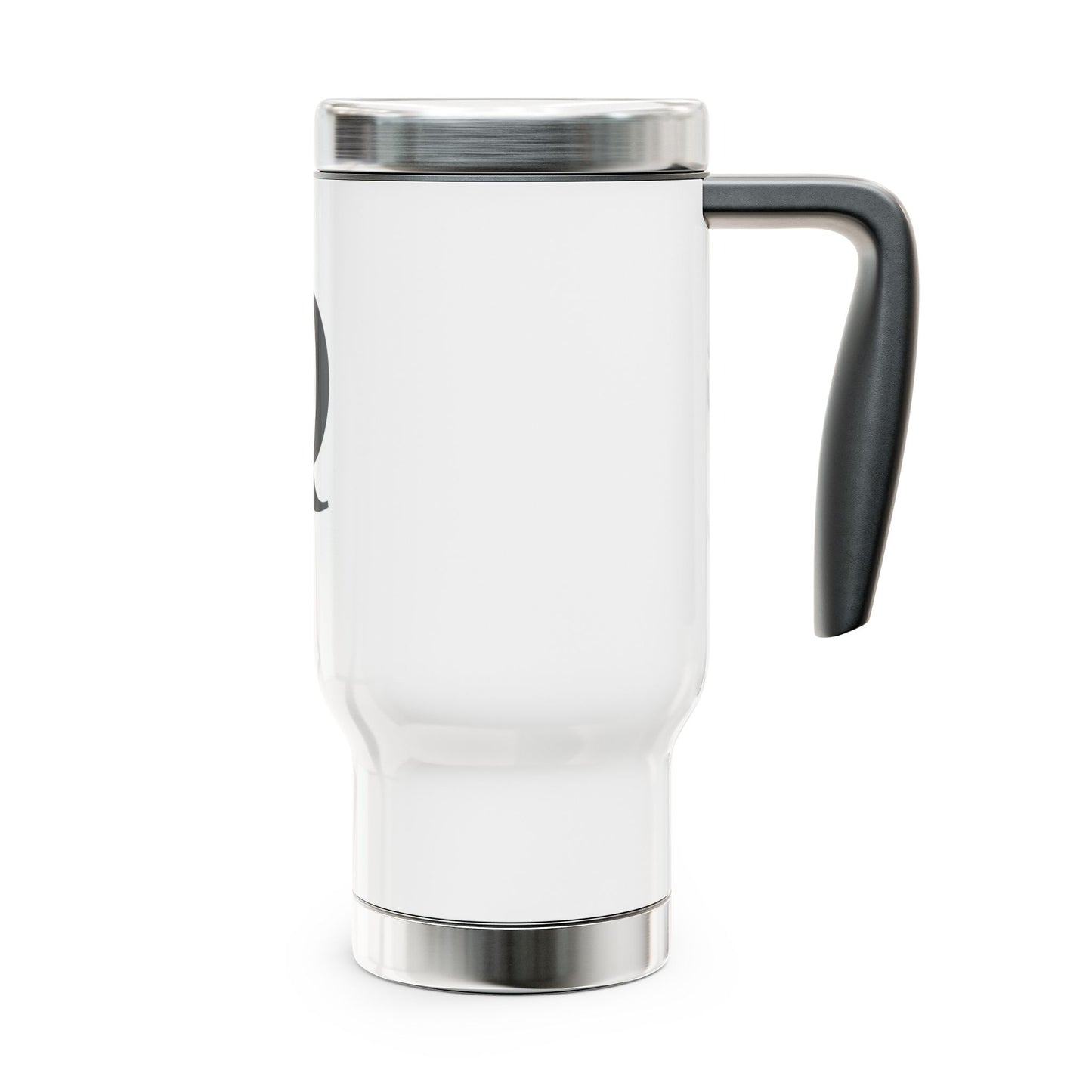 IQ Fashion | Stainless Steel Travel Mug with Handle, 14oz