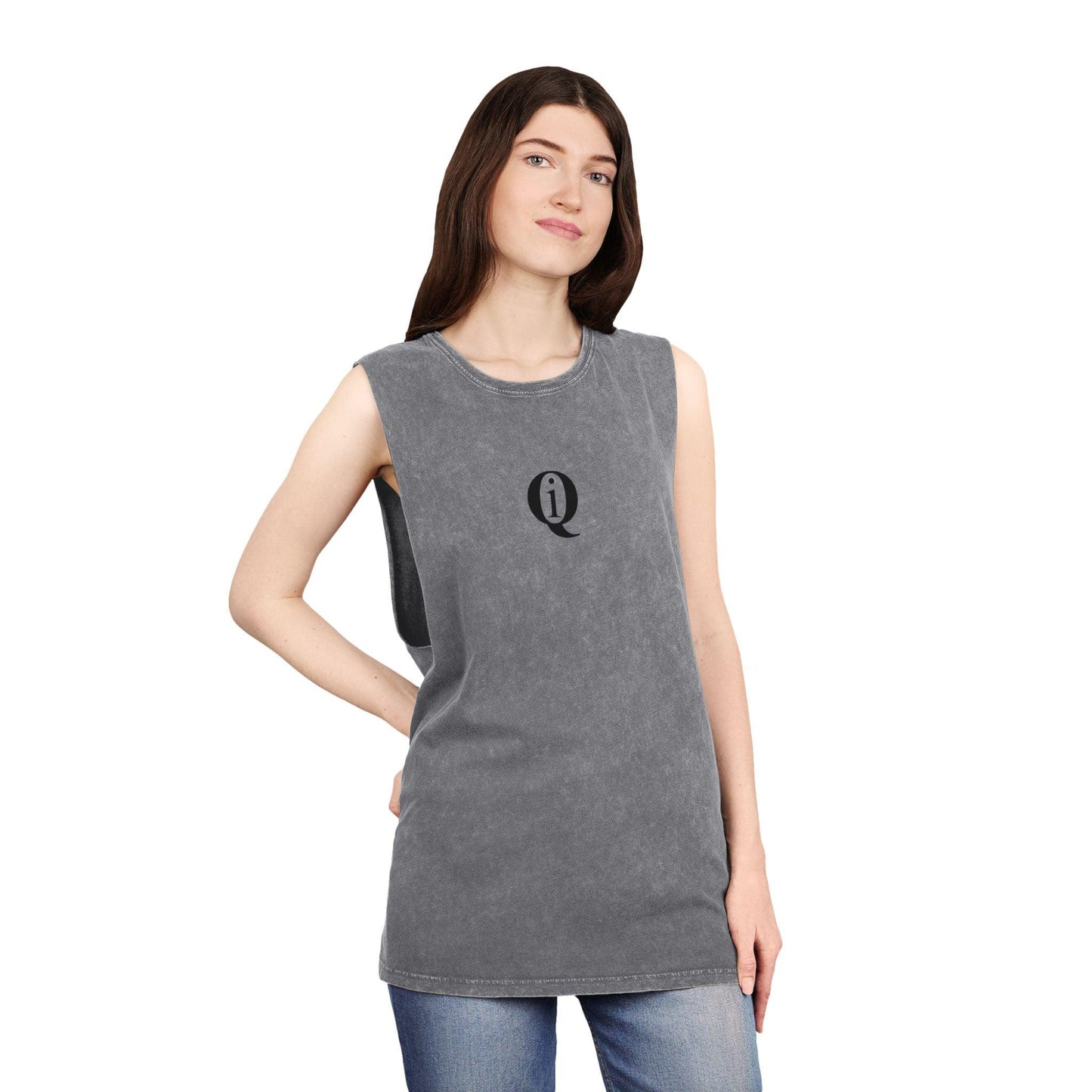 IQ Fashion | Unisex Stonewash Tank Top