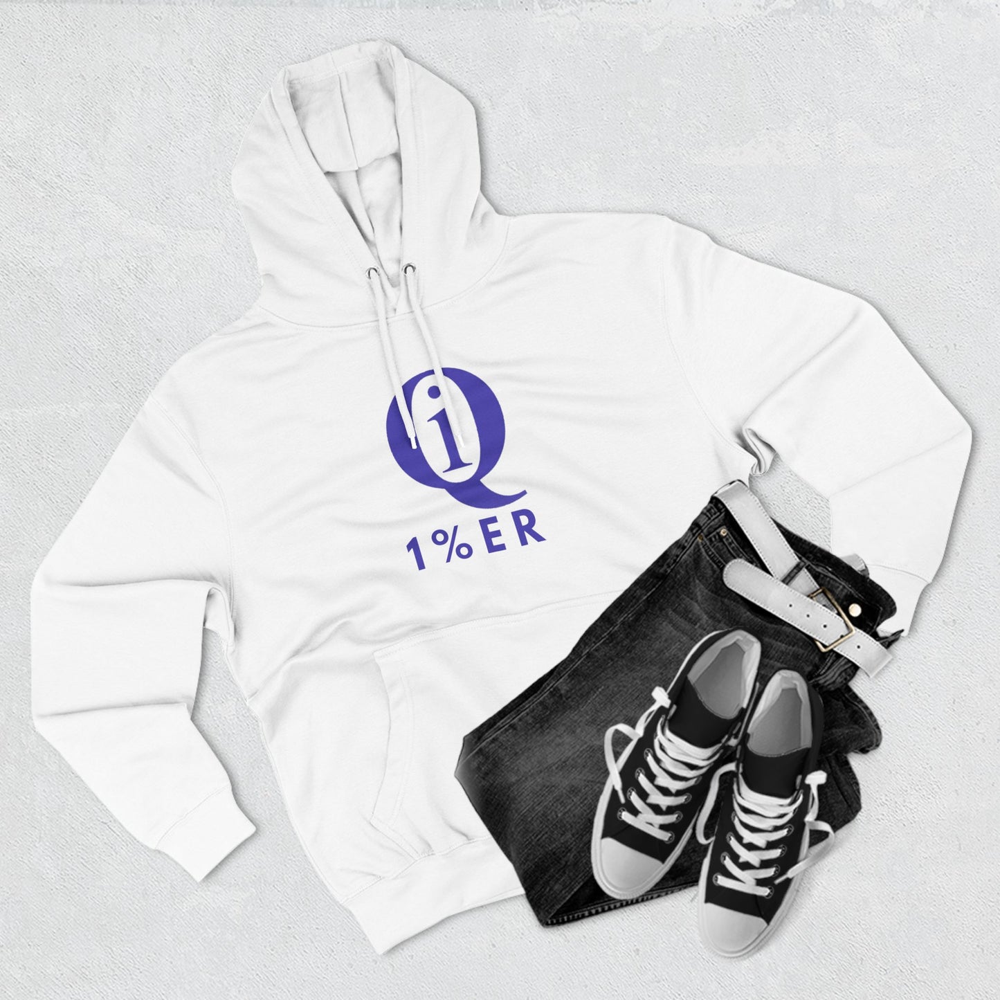 IQ Fashion | Three-Panel Fleece Hoodie