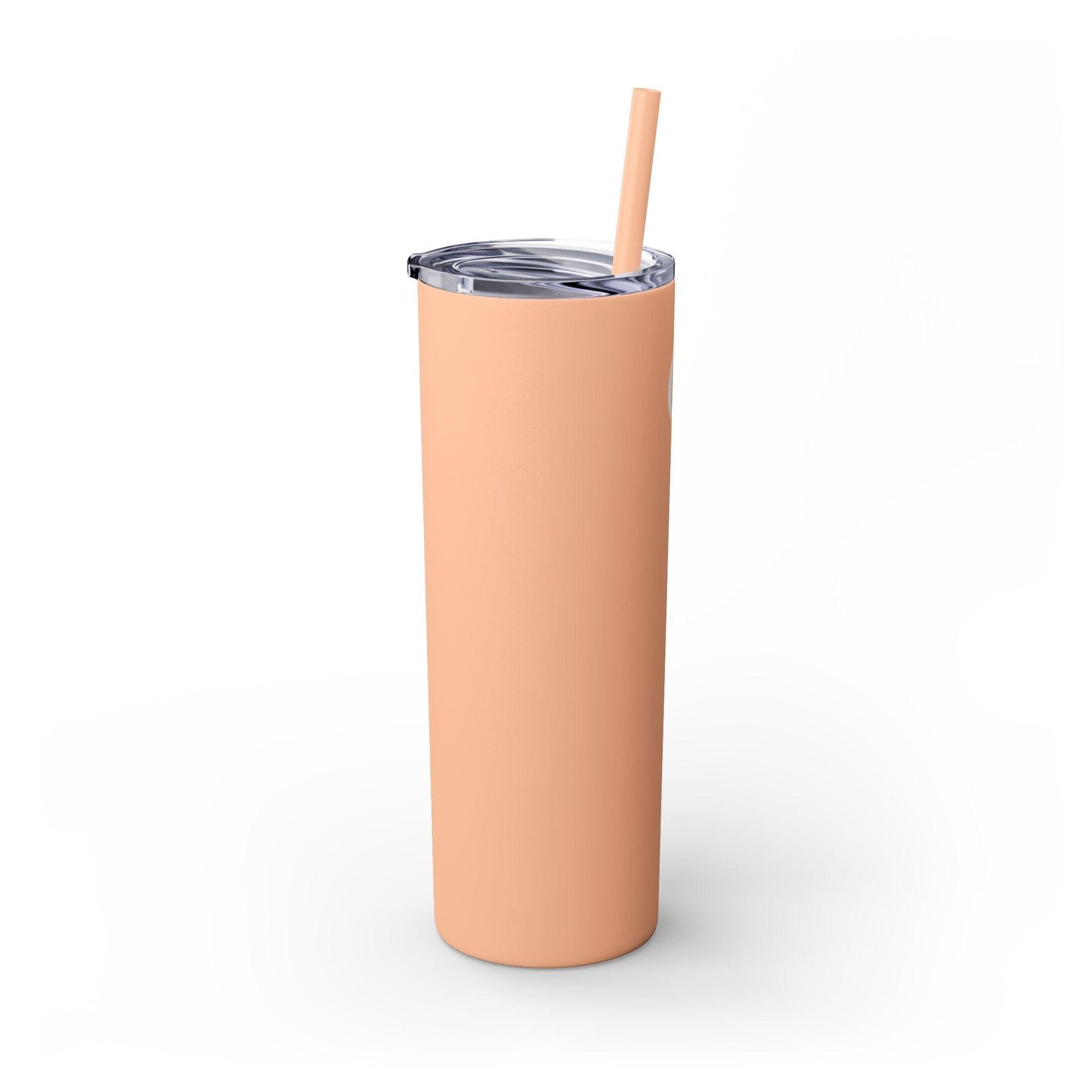 IQ Fashion | Skinny Tumbler with Straw, 20oz