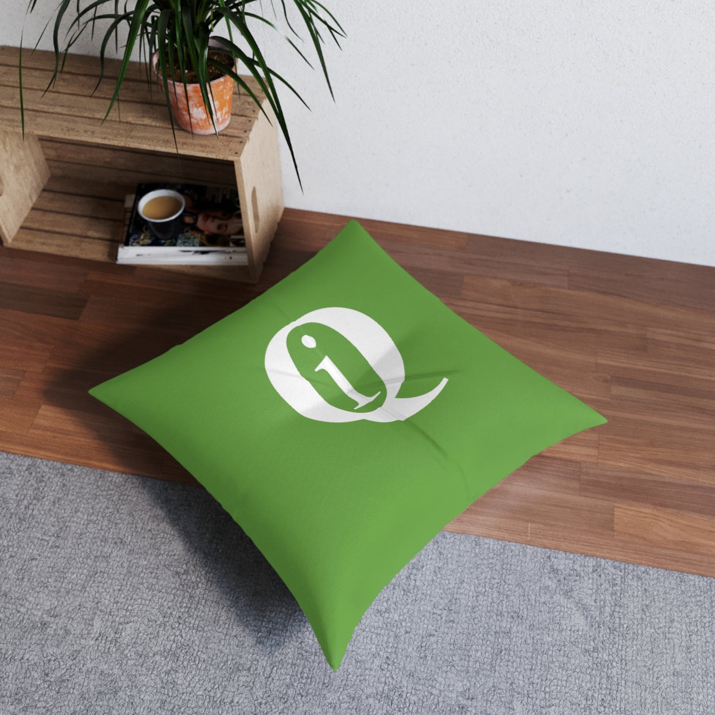 IQ Fashion | Tufted Floor Pillow, Square