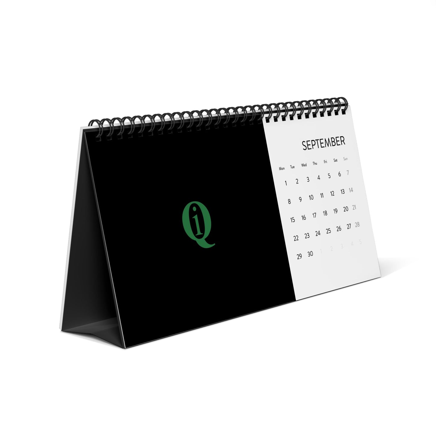 IQ Fashion | Simplex Desk Calendar (2025 grid)