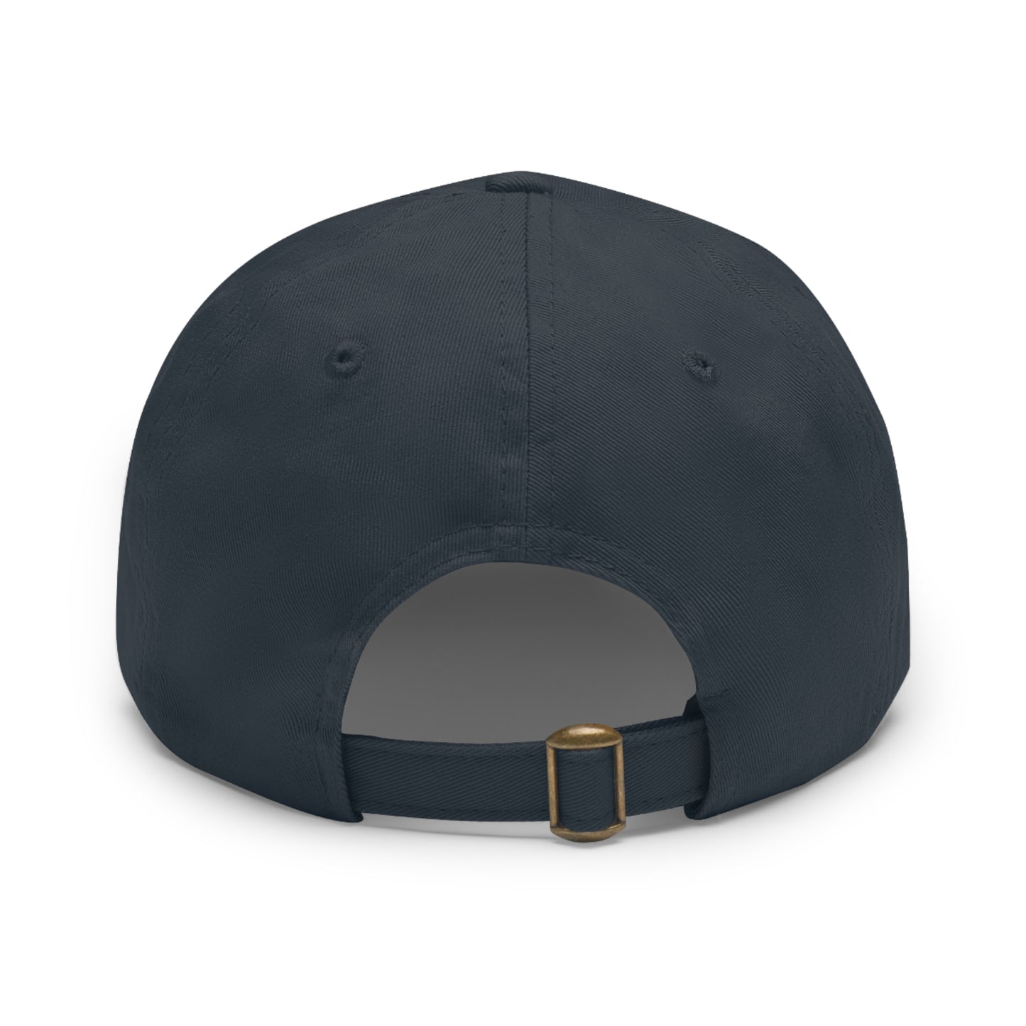 IQ Fashion | Dad Hat with Leather Patch (Rectangle)