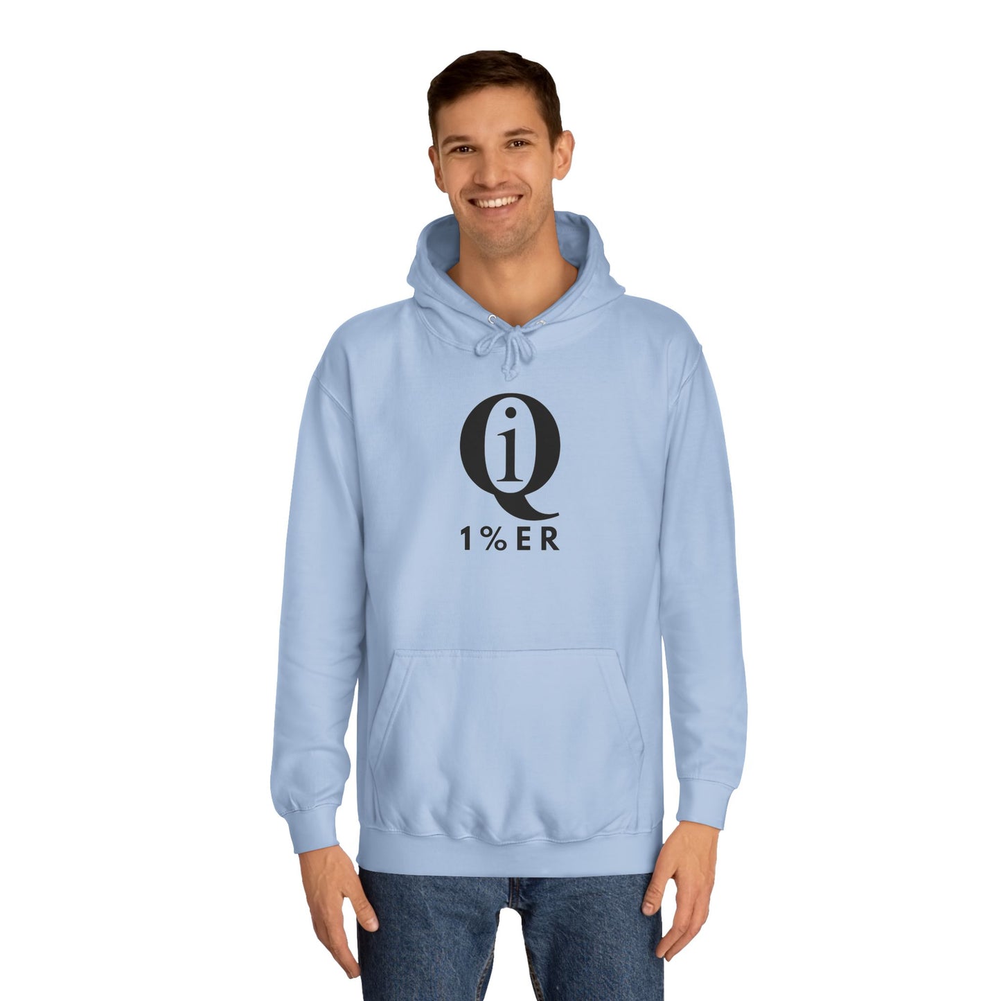 Informative Unisex College Hoodie - 1%ER Design