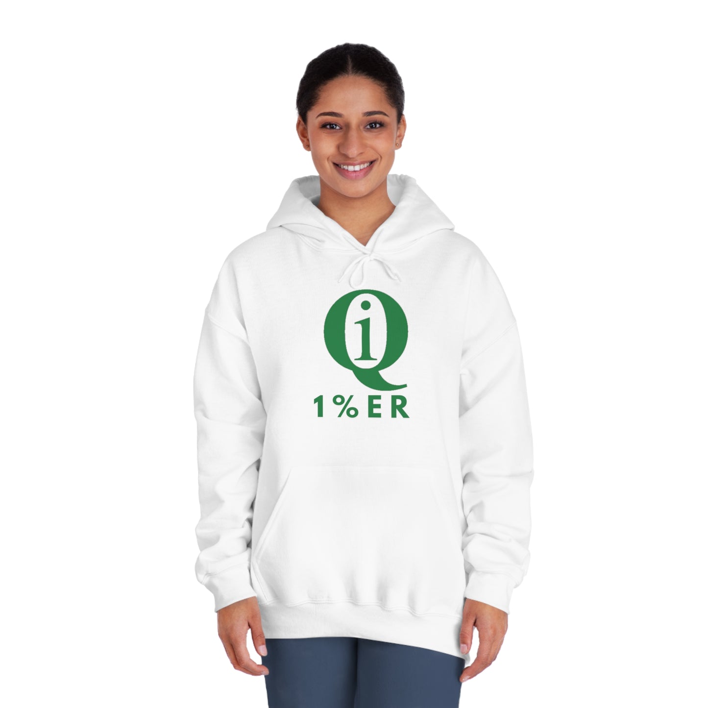 Unisex Motivational Hoodie - "1%ER" DryBlend Sweatshirt