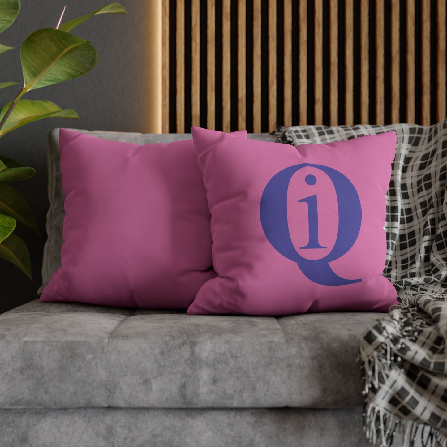 IQ Fashion | Square Poly Canvas Pillowcase