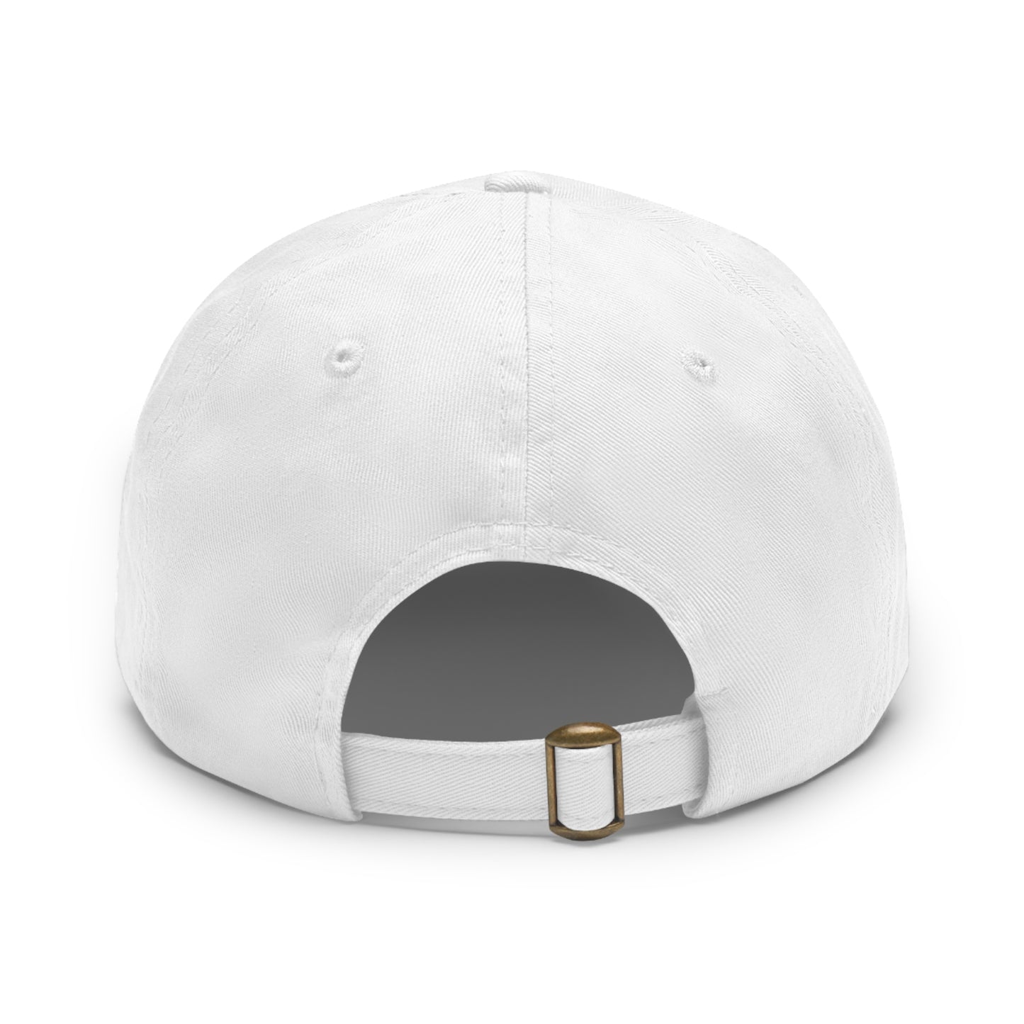 IQ Fashion | Dad Hat with Leather Patch (Rectangle)