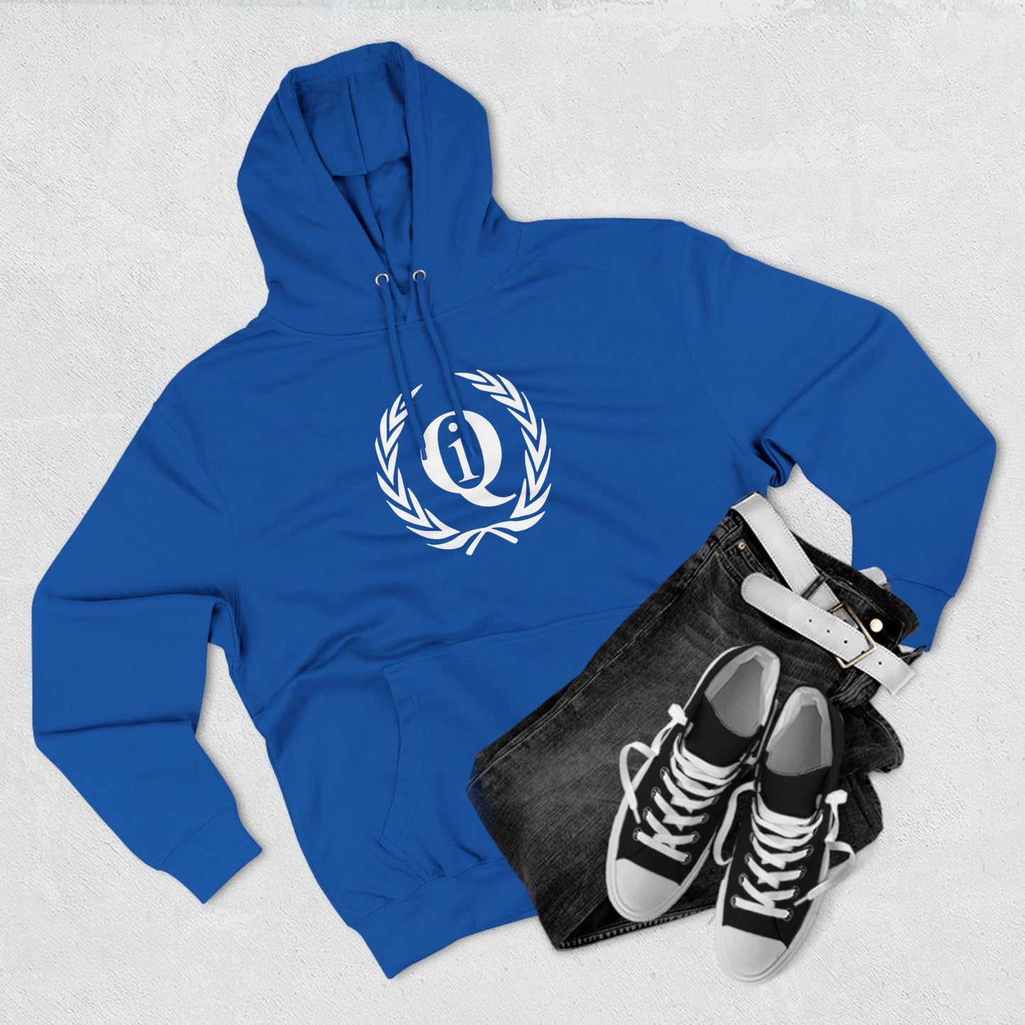 IQ Fashion | Three-Panel Fleece Hoodie