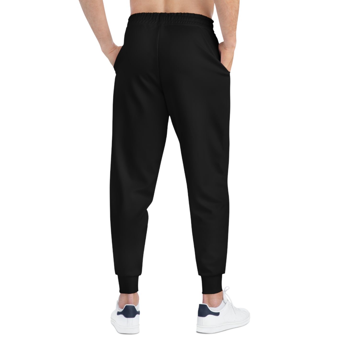 Stylish White Athletic Joggers with Logo - Perfect for Workouts and Casual Wear