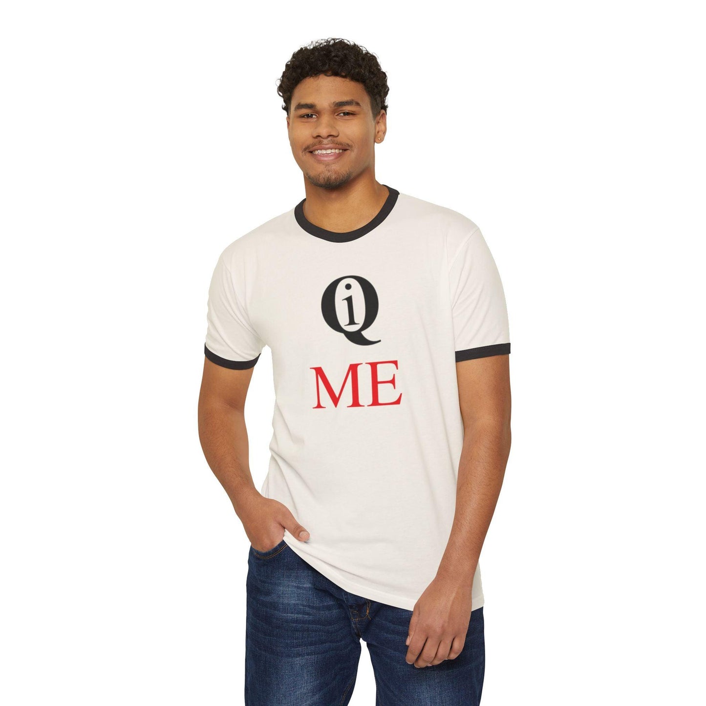 IQ ME Unisex Cotton Ringer T-Shirt