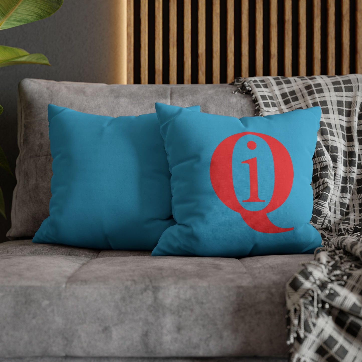 IQ Fashion | Square Poly Canvas Pillowcase