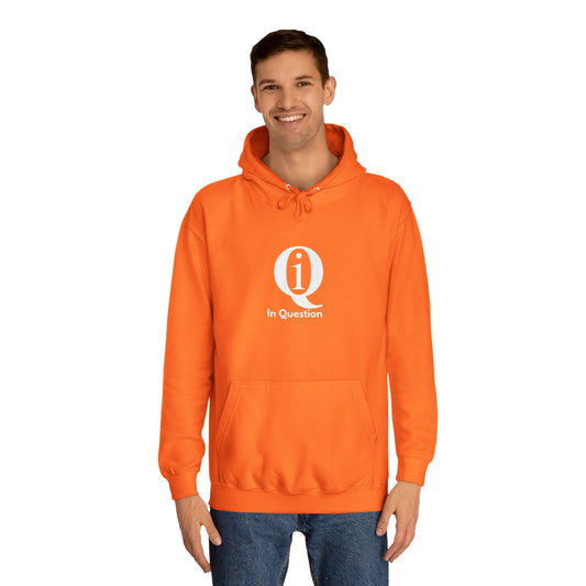 Unisex Orange College Hoodie - 1% ER Graphic Sweatshirt for Students