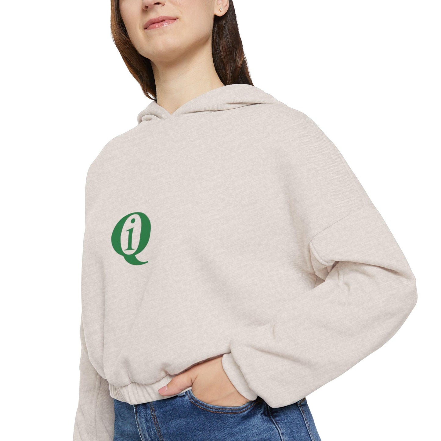 IQ Fashion | Women's Cinched Bottom Hoodie