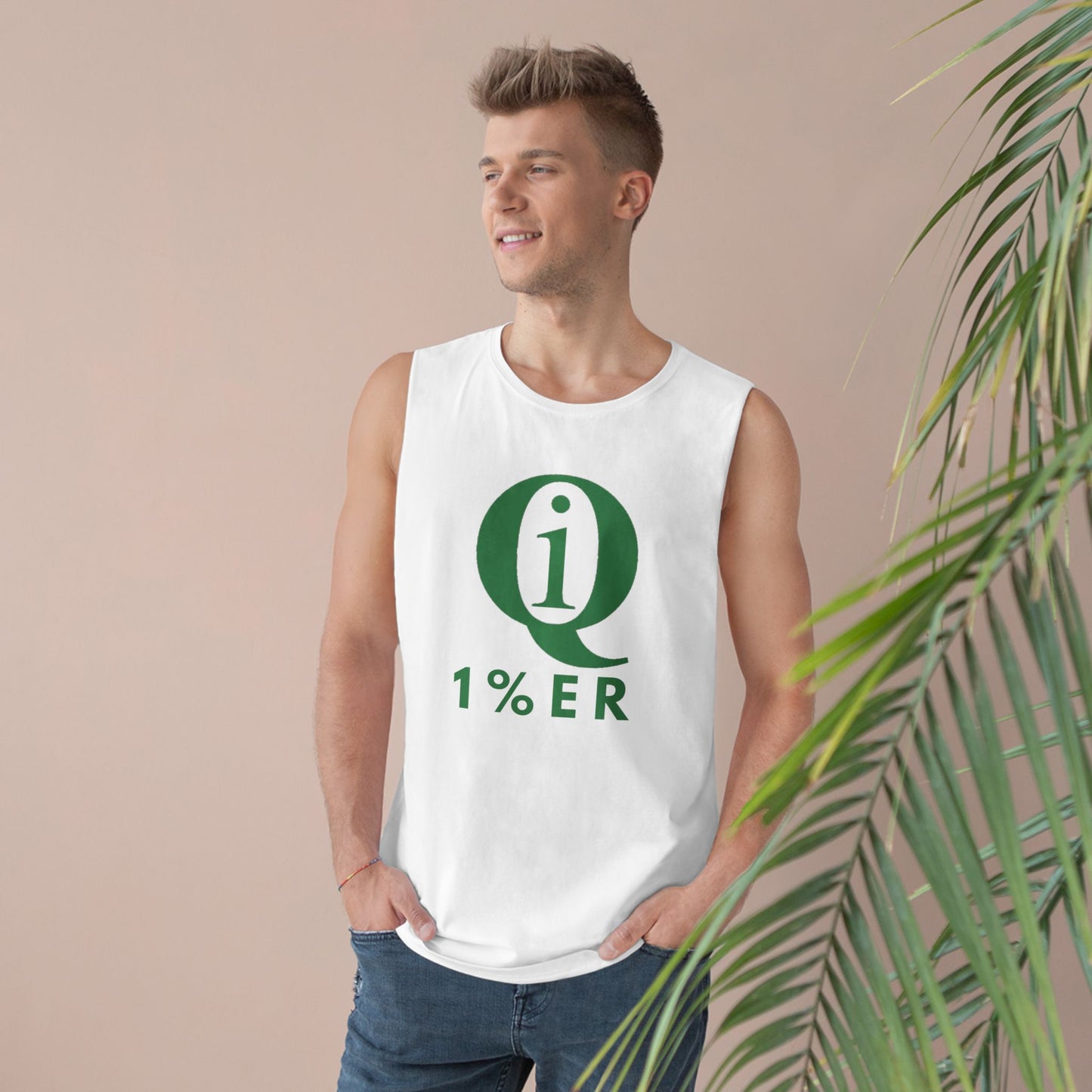 Unisex Barnard Tank - "Q On Board" Motivational Sleeveless Top