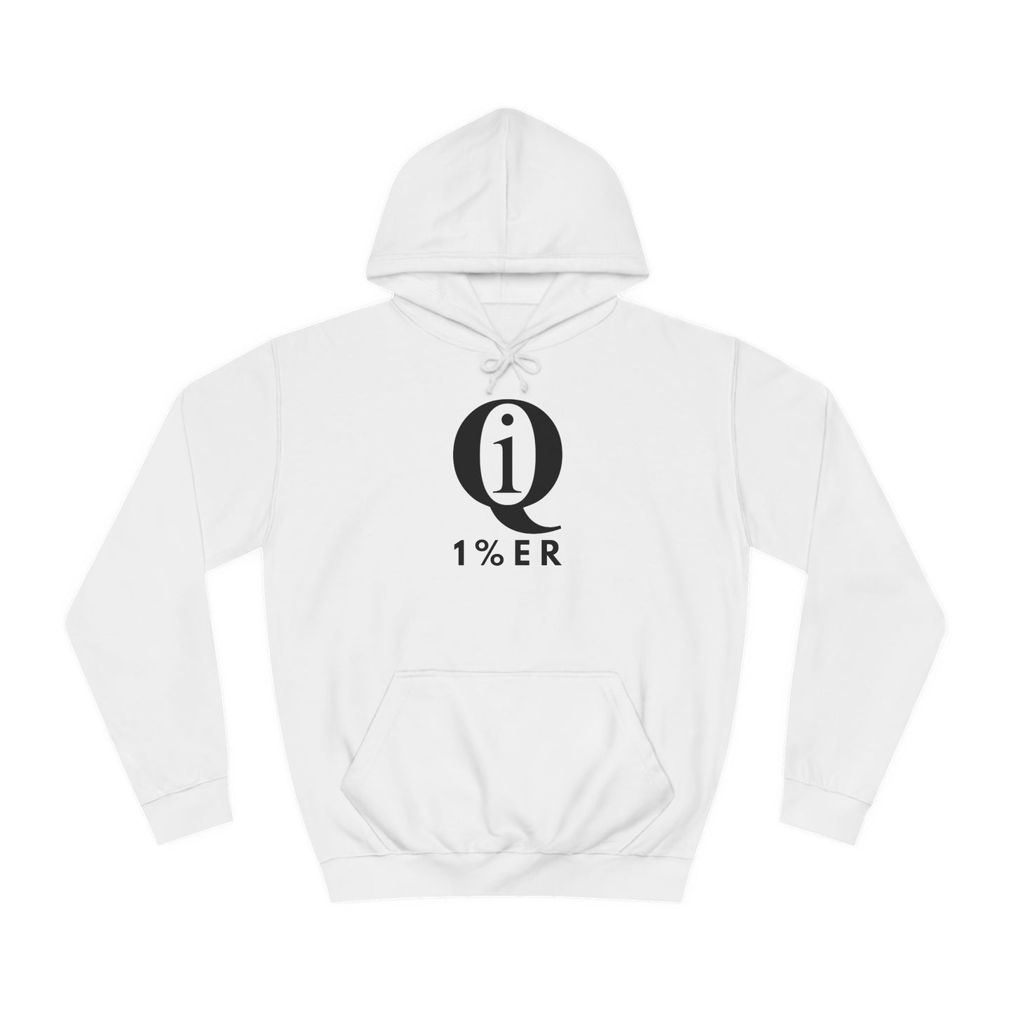 Informative Unisex College Hoodie - 1%ER Design