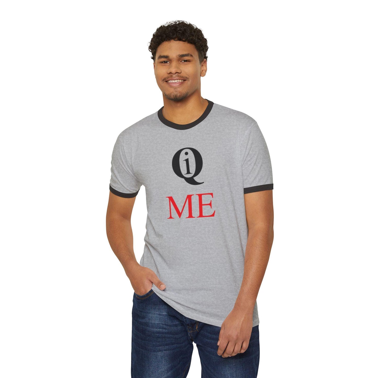 IQ ME Unisex Cotton Ringer T-Shirt