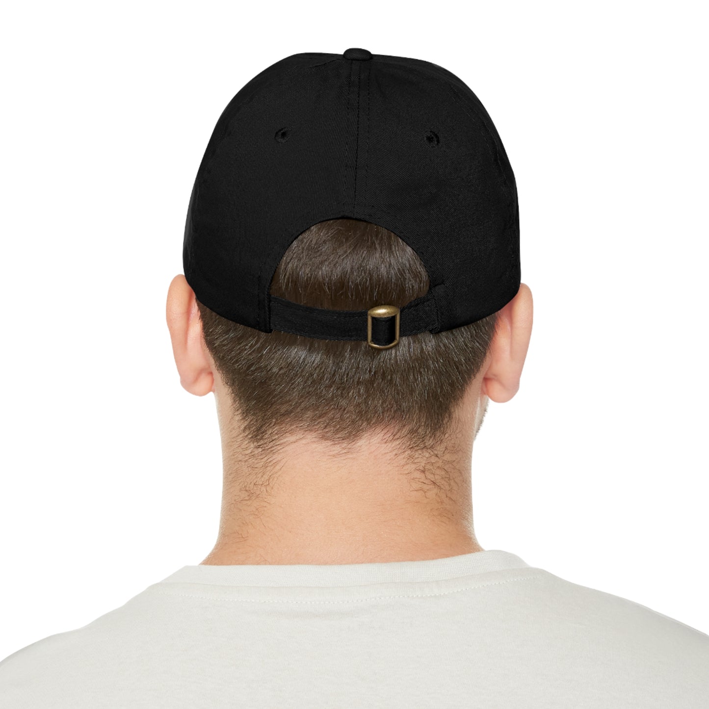 IQ Fashion | Dad Hat with Leather Patch (Rectangle)