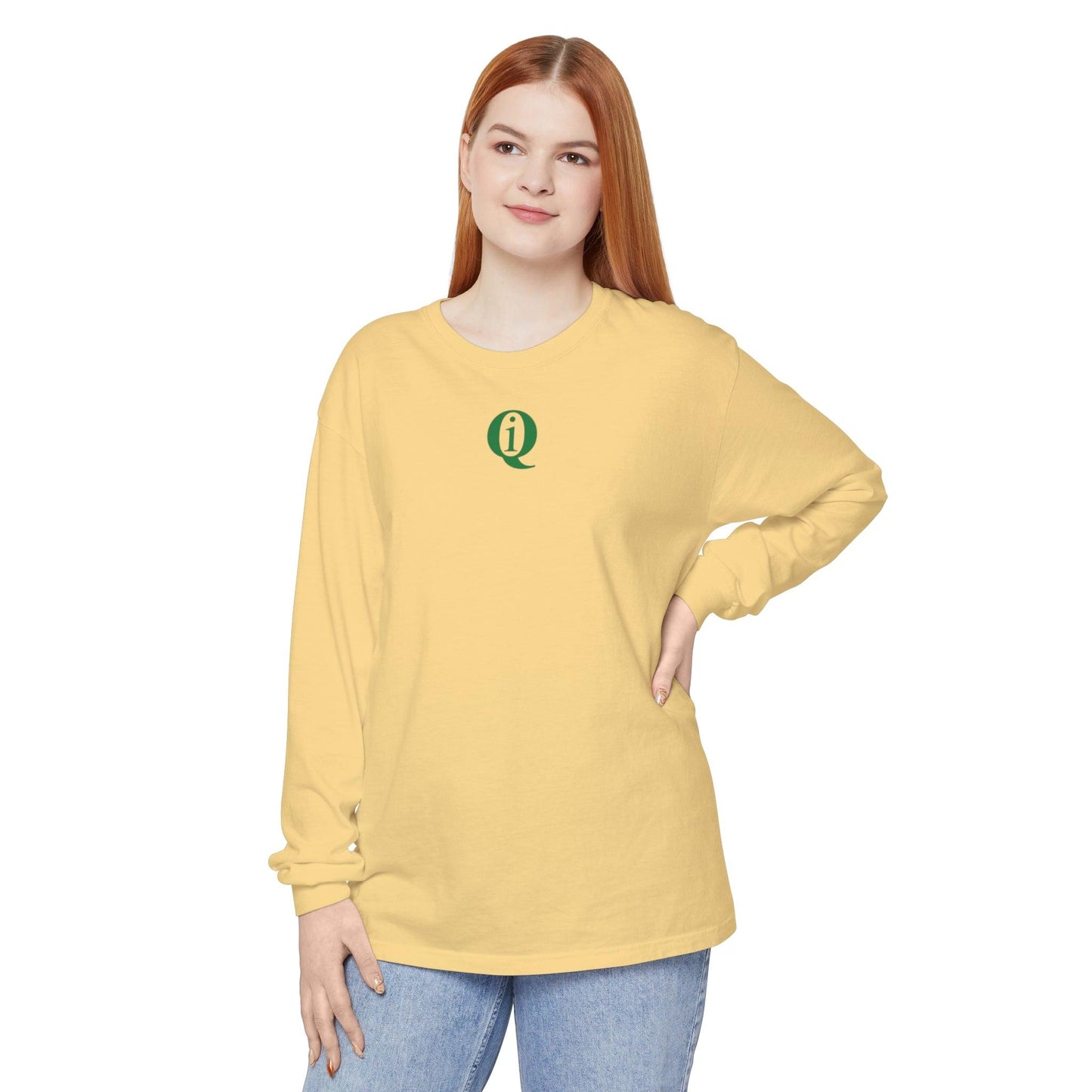 IQ Fashion | Unisex Garment-dyed Long Sleeve T-Shirt