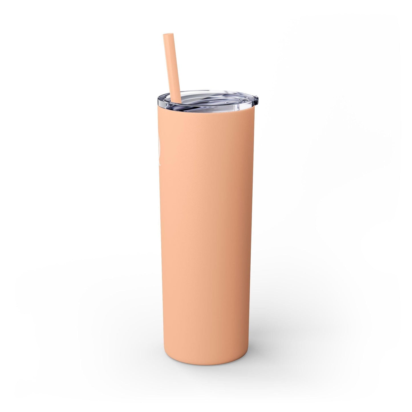 IQ Fashion | Skinny Tumbler with Straw, 20oz