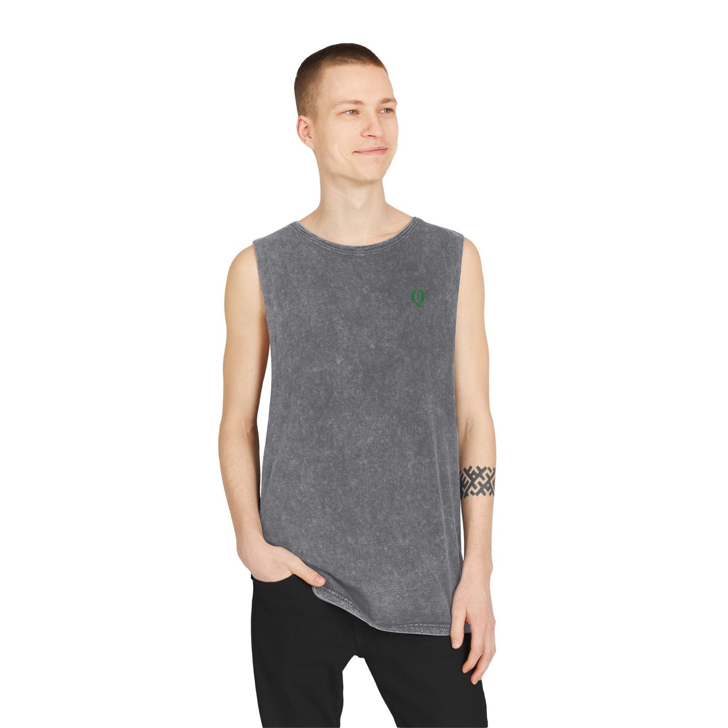 IQ Fashion | Unisex Stonewash Tank Top