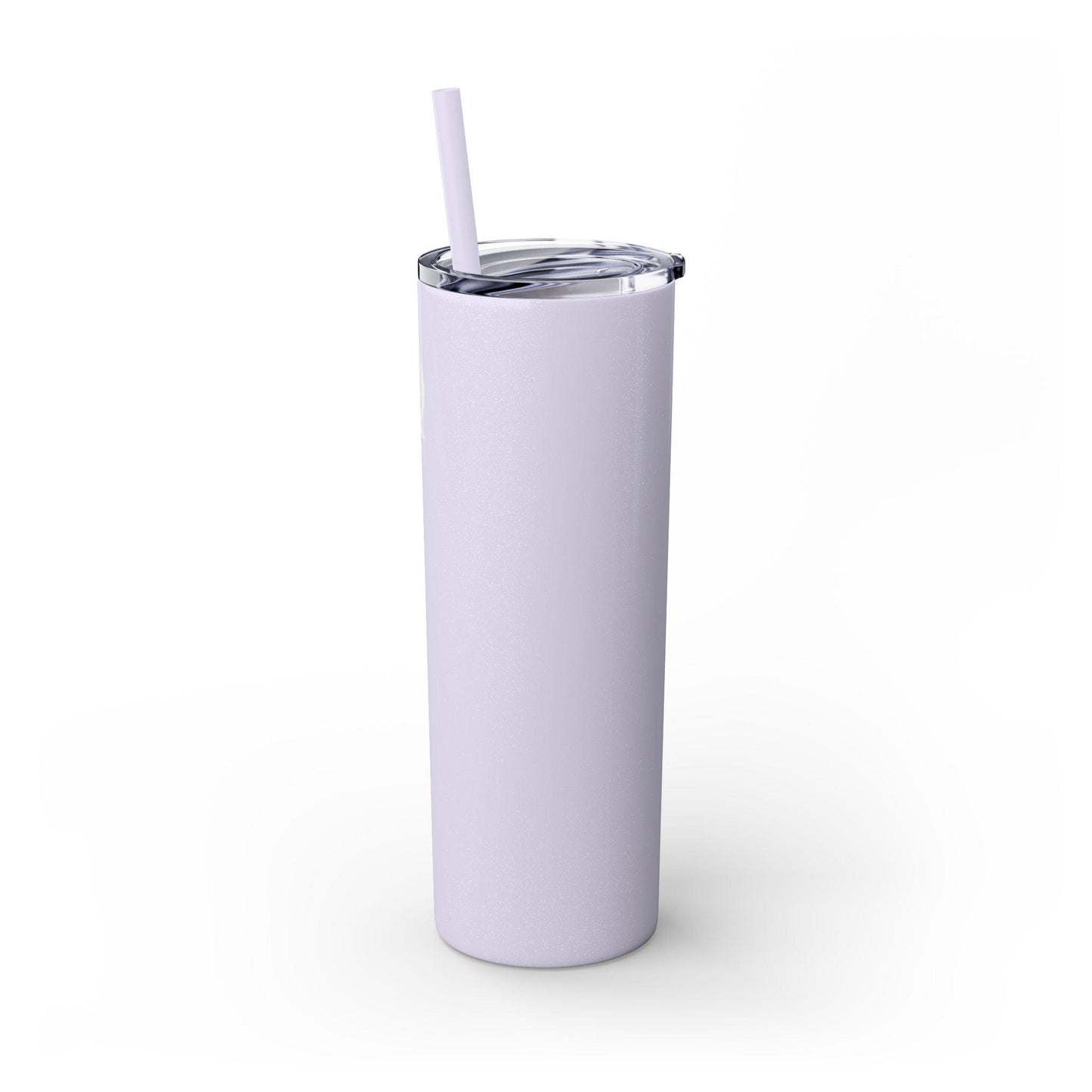 IQ Fashion | Skinny Tumbler with Straw, 20oz