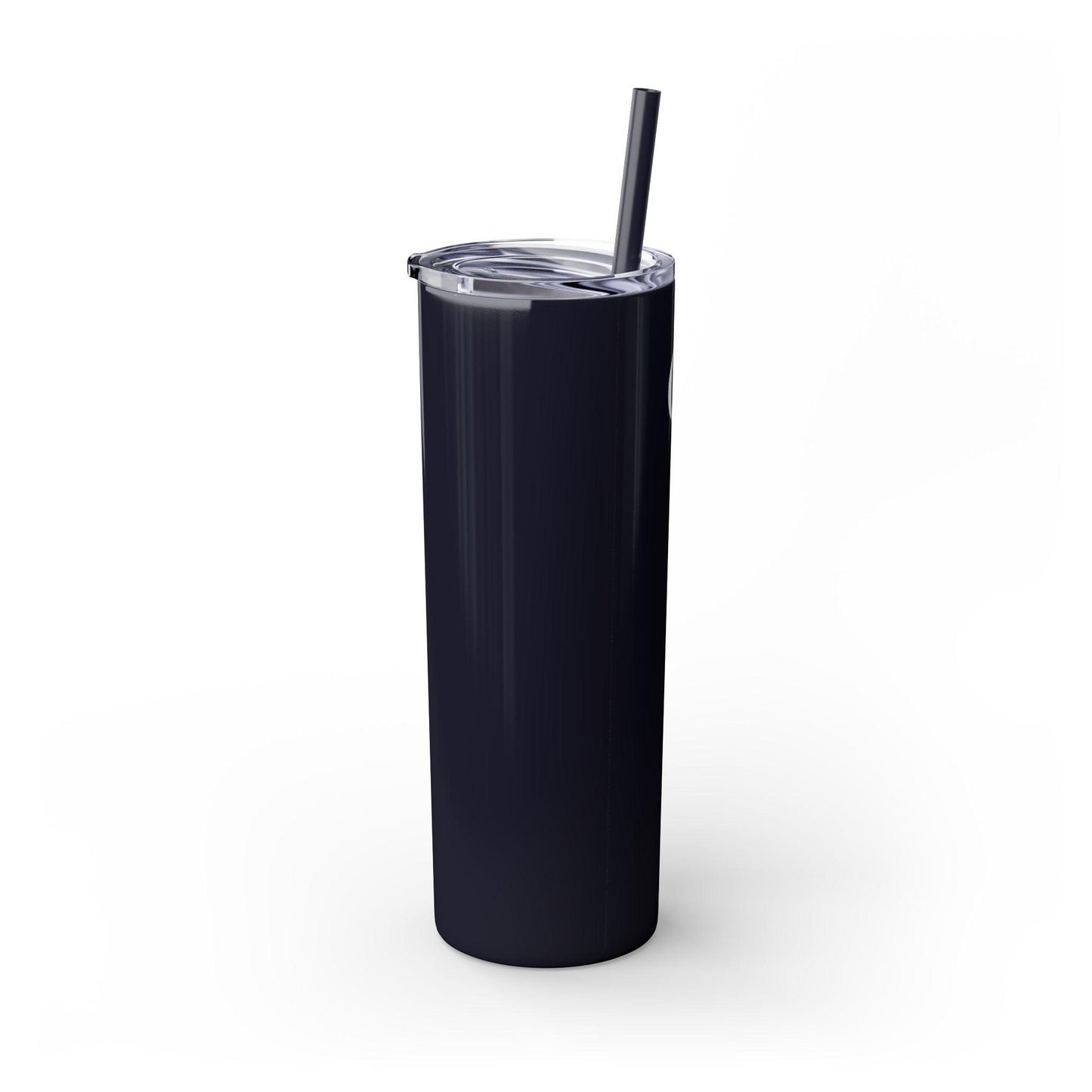 IQ Fashion | Skinny Tumbler with Straw, 20oz