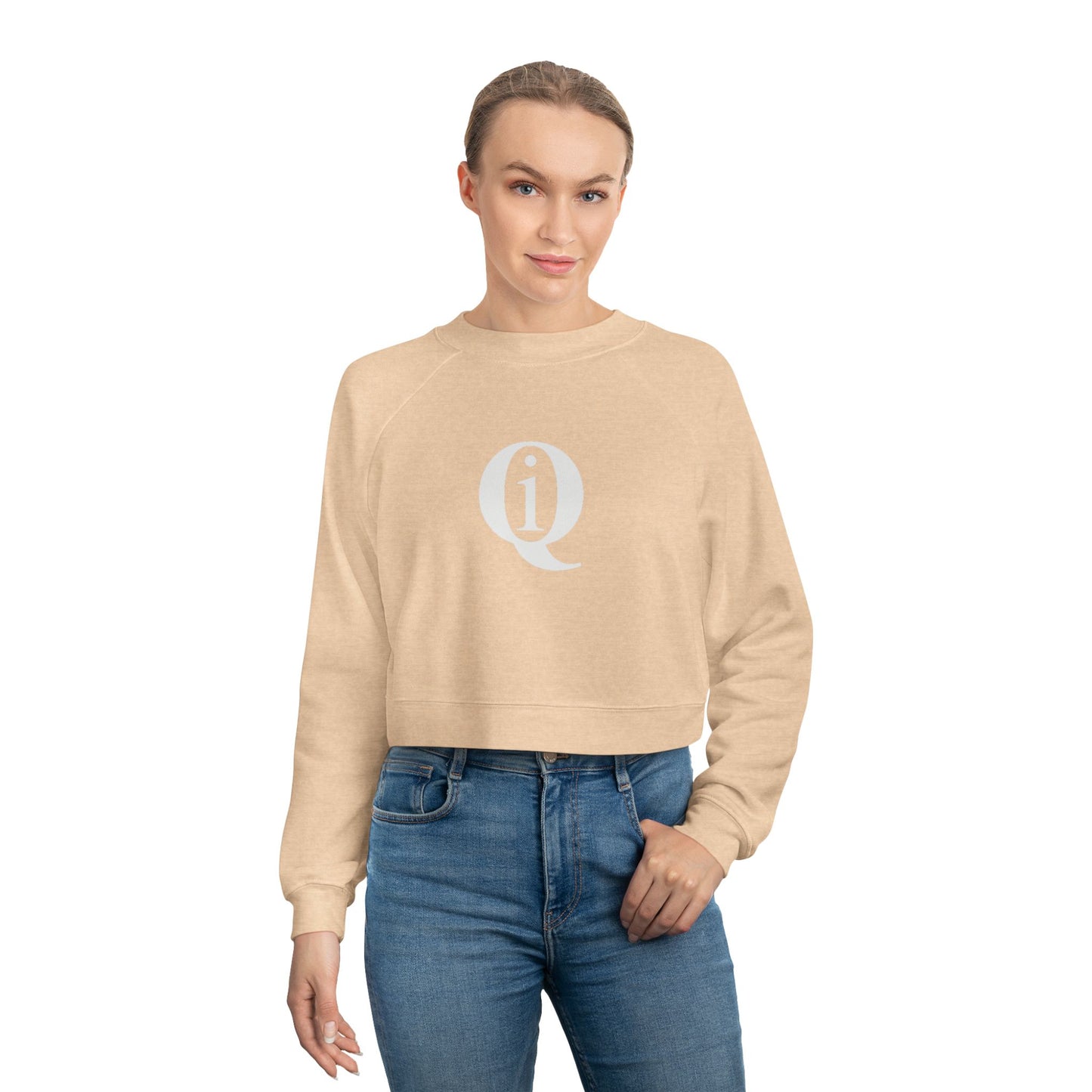 IQ Fashion |  Women's Cropped Fleece Pullover