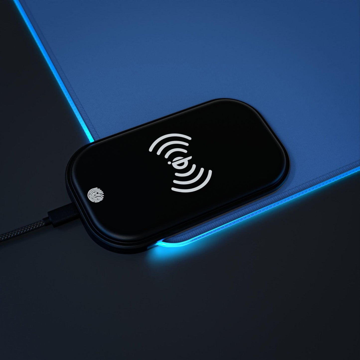 IQ Fashion | LED Gaming Mouse Pad, Wireless Charging