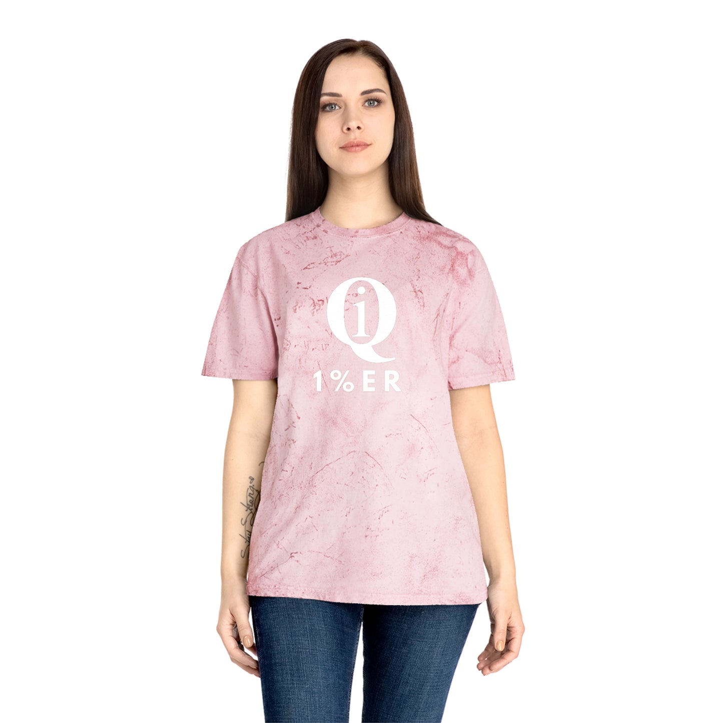 Unisex Color Blast T-Shirt - Trendy Marble Design for Casual Style and Everyday Wear