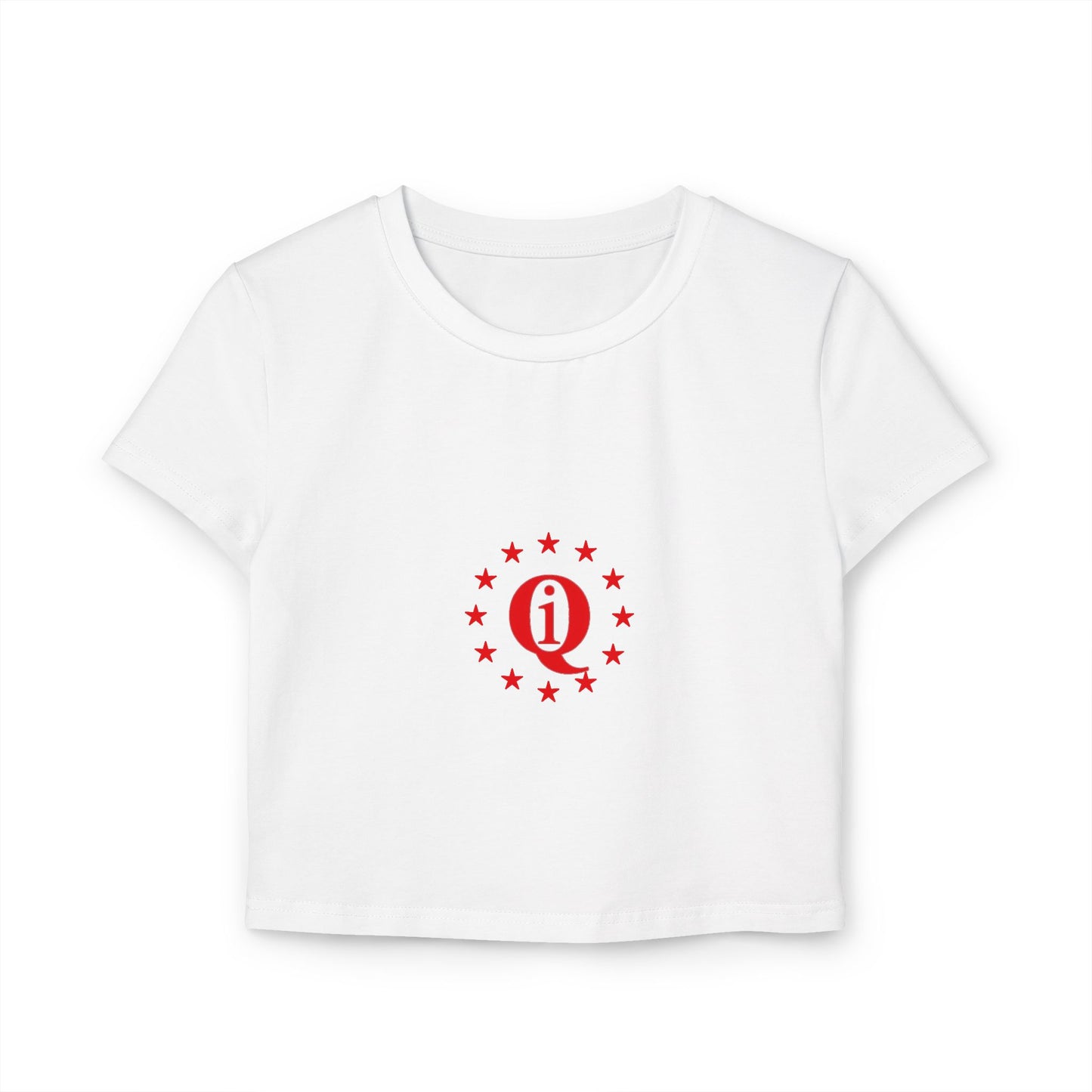 Casual Women's Baby Tee with Laurel Design - Perfect for Everyday Wear