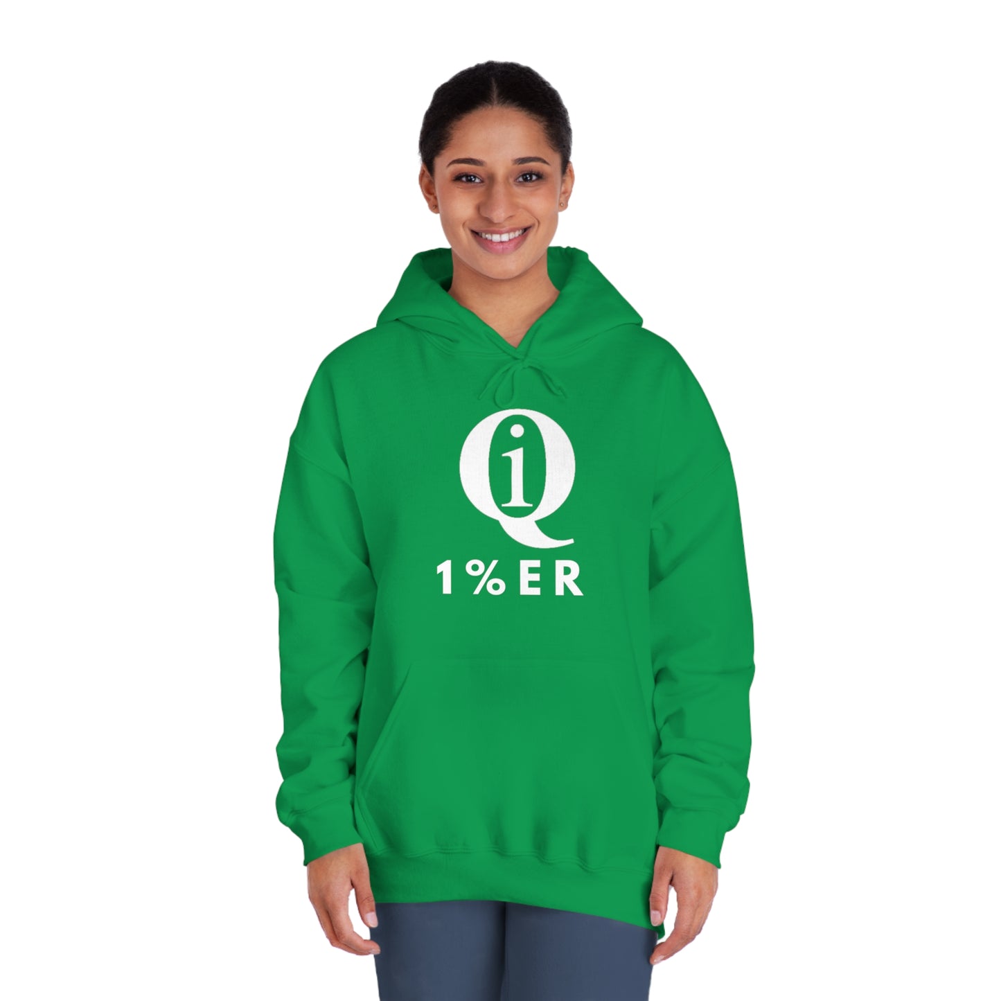 Unisex Motivational Hoodie - "1%ER" DryBlend Sweatshirt