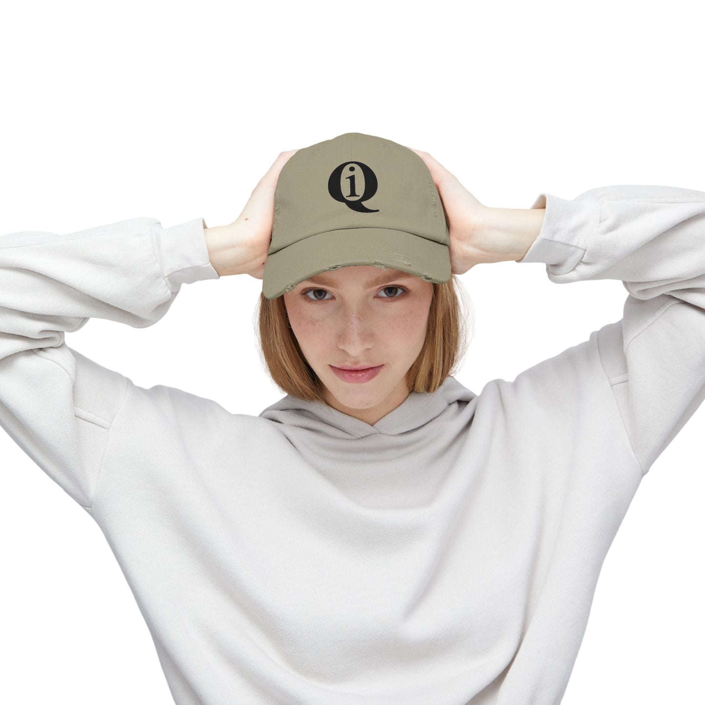 IQ Fashion | Unisex Distressed Cap