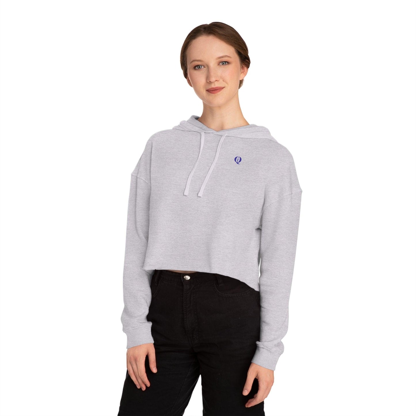 IQ Fashion | Women’s Cropped Hooded Sweatshirt