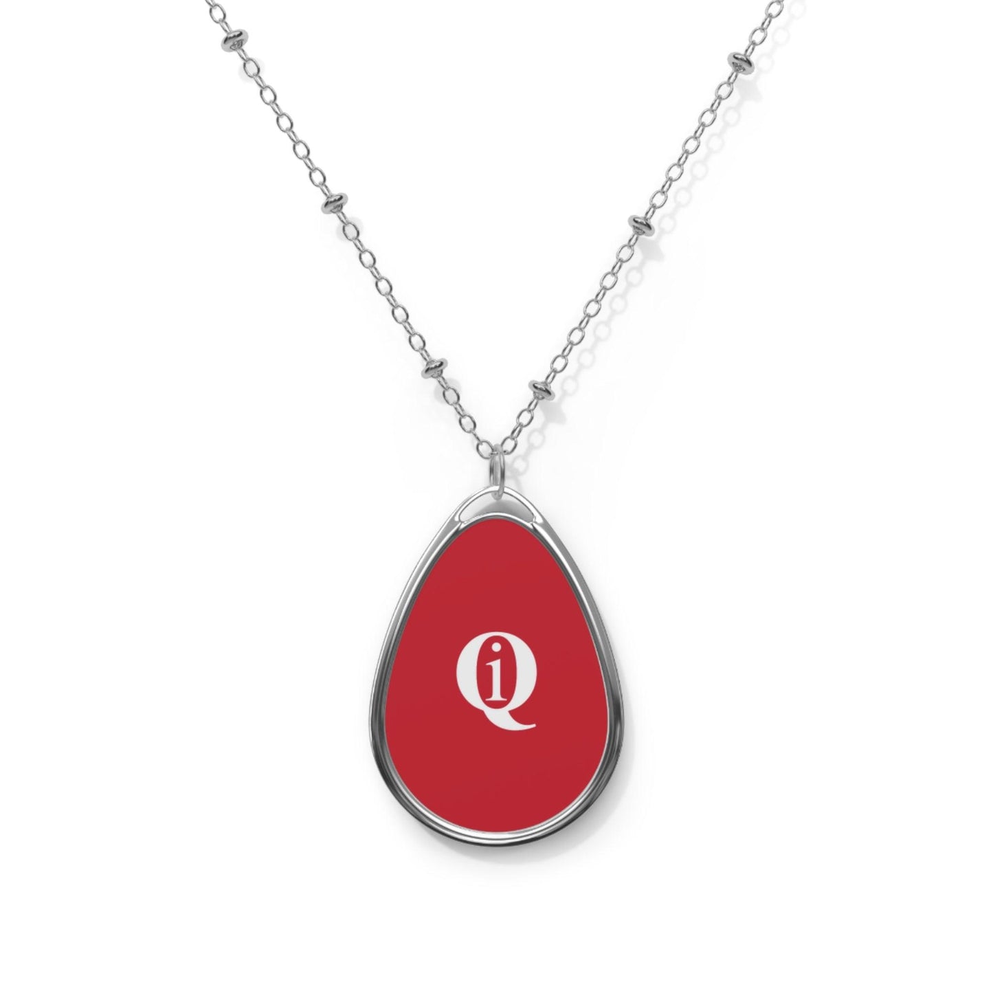 IQ Fashion | Oval Necklace