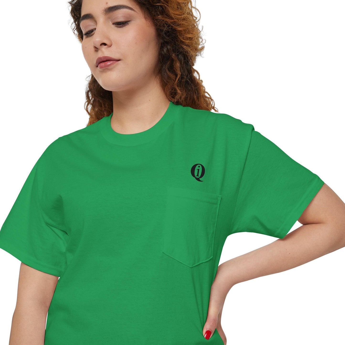 IQ Fashion | Unisex Heavy Cotton Pocket Tee