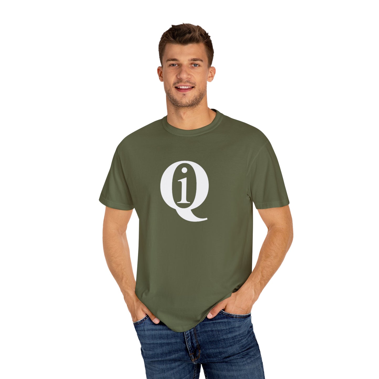 Stylish Unisex Garment-Dyed T-shirt with Informative Design