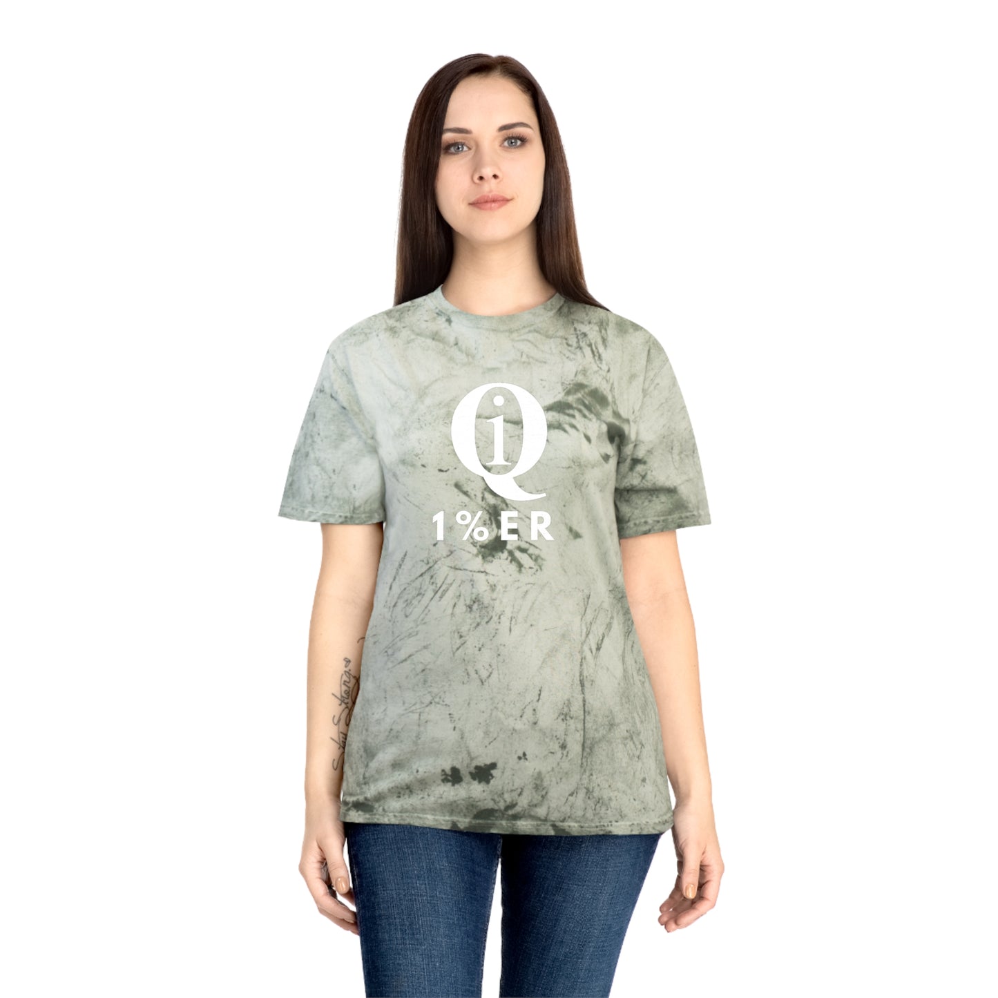 Unisex Color Blast T-Shirt - Trendy Marble Design for Casual Style and Everyday Wear