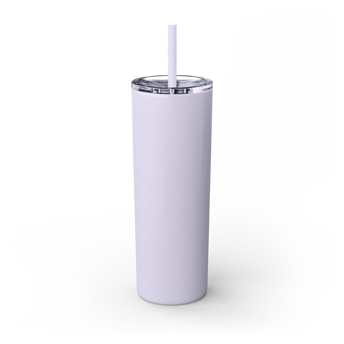 IQ Fashion | Skinny Tumbler with Straw, 20oz