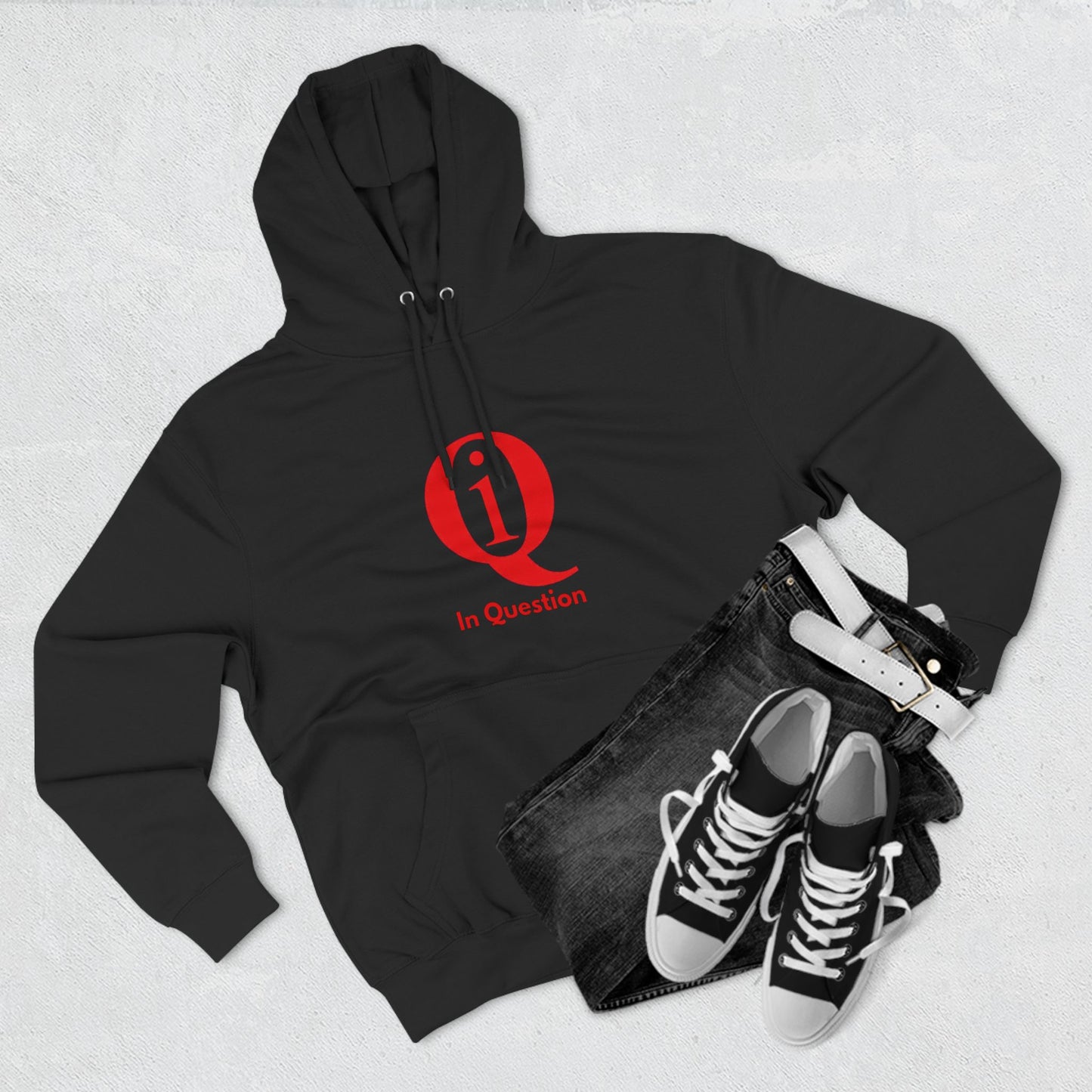 IQ Fashion | Three-Panel Fleece Hoodie