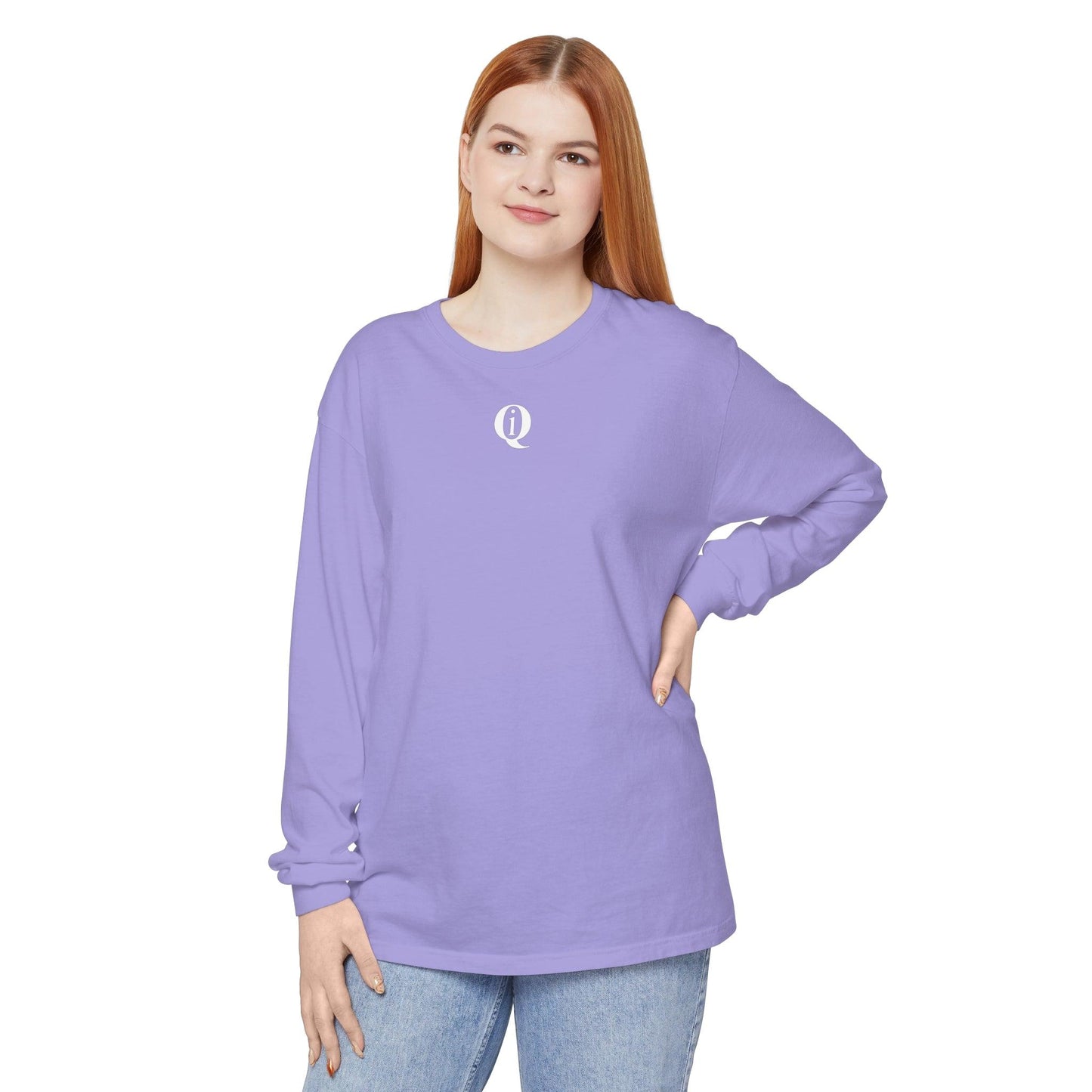 IQ Fashion | Unisex Garment-dyed Long Sleeve T-Shirt