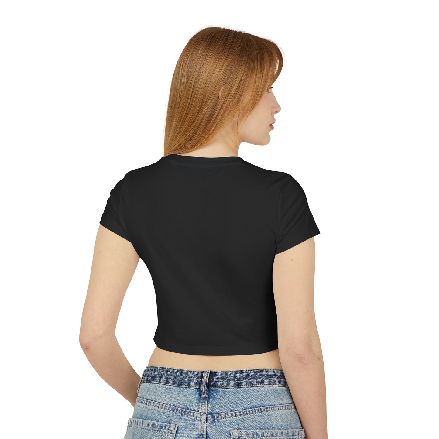 Casual Women's Baby Tee with Laurel Design - Perfect for Everyday Wear