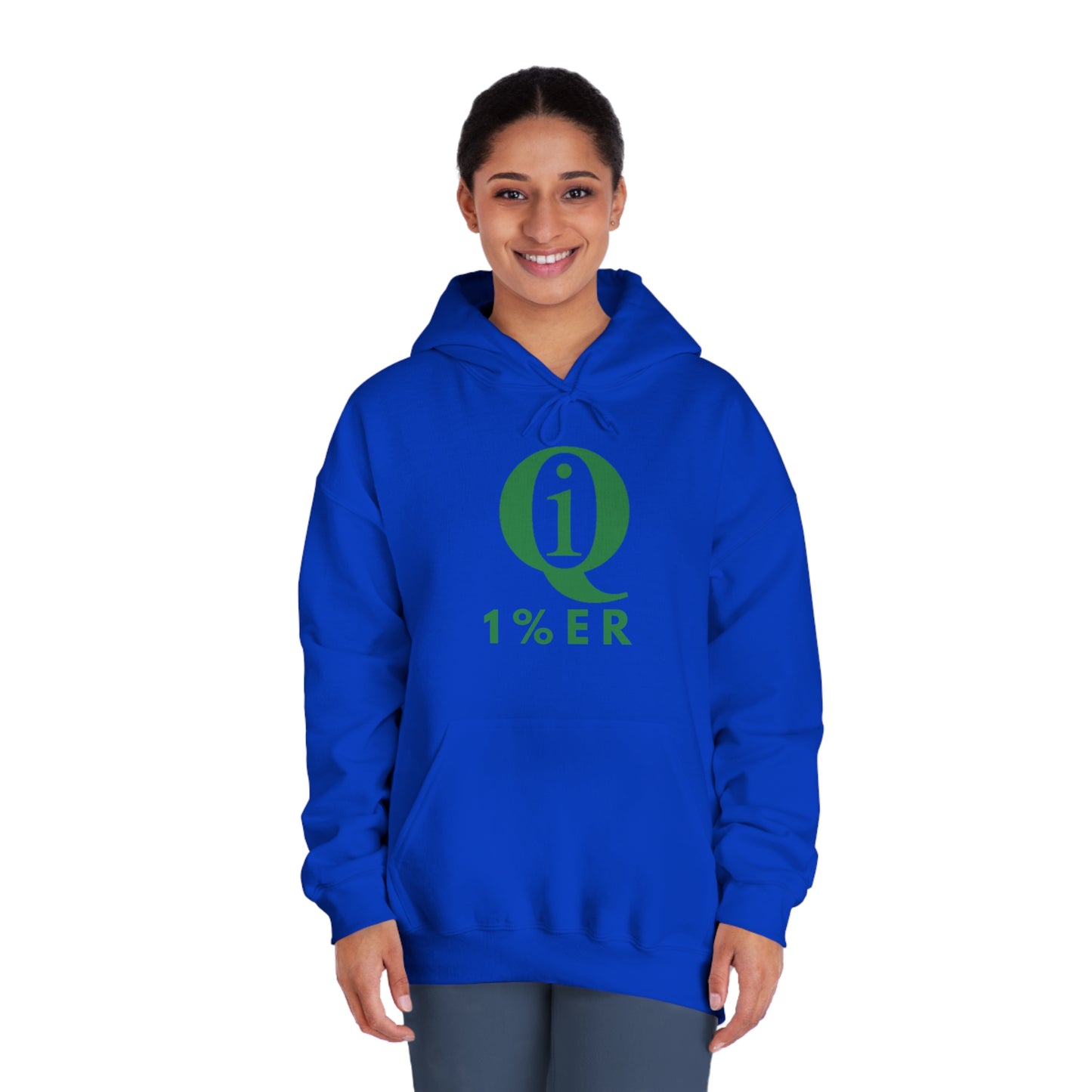 Unisex Motivational Hoodie - "1%ER" DryBlend Sweatshirt